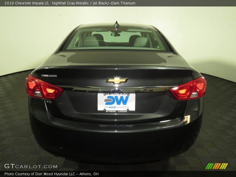Nightfall Gray Metallic / Jet Black/­Dark Titanium 2019 Chevrolet Impala LS