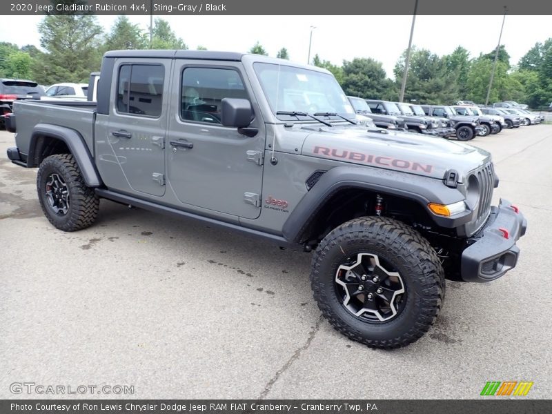Front 3/4 View of 2020 Gladiator Rubicon 4x4