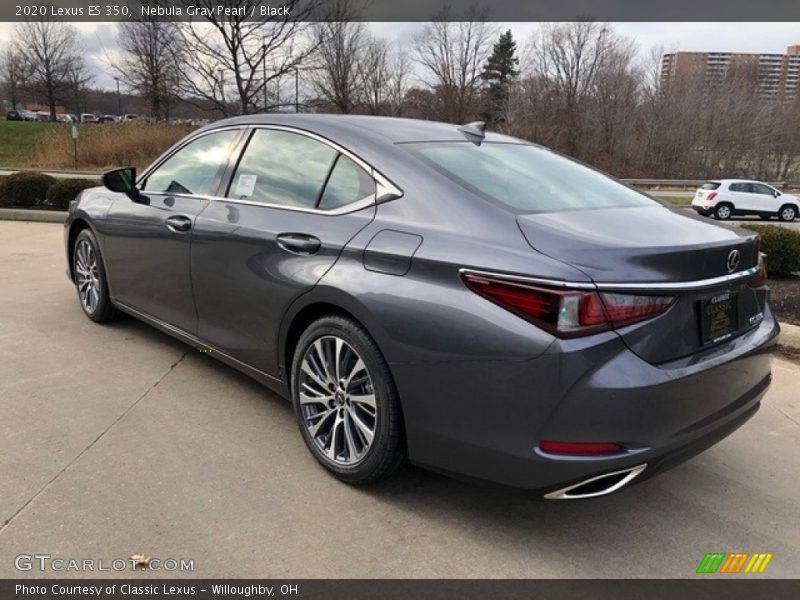 Nebula Gray Pearl / Black 2020 Lexus ES 350