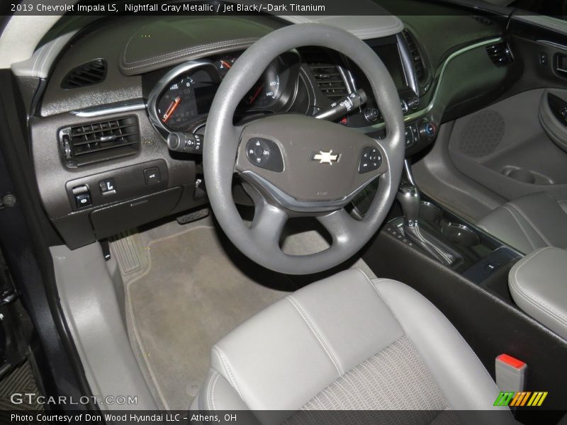 Nightfall Gray Metallic / Jet Black/­Dark Titanium 2019 Chevrolet Impala LS