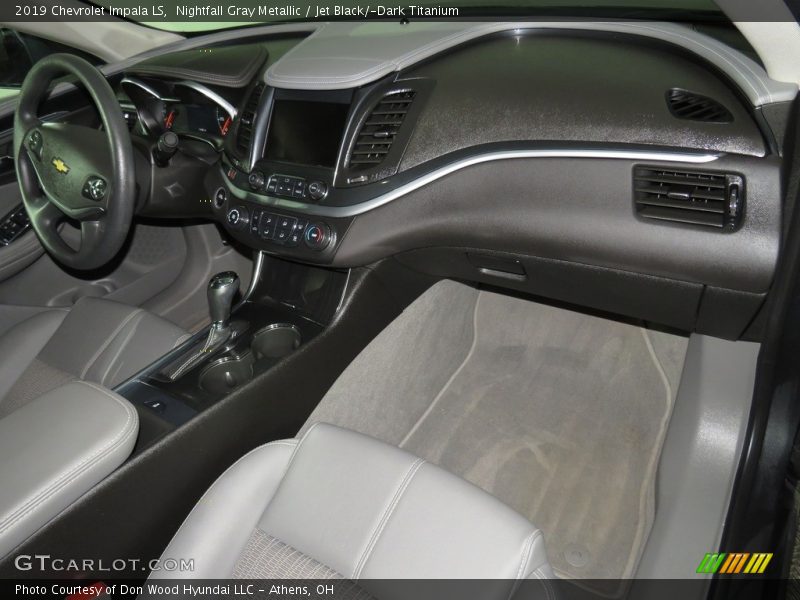 Nightfall Gray Metallic / Jet Black/­Dark Titanium 2019 Chevrolet Impala LS