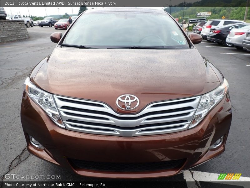 Sunset Bronze Mica / Ivory 2012 Toyota Venza Limited AWD