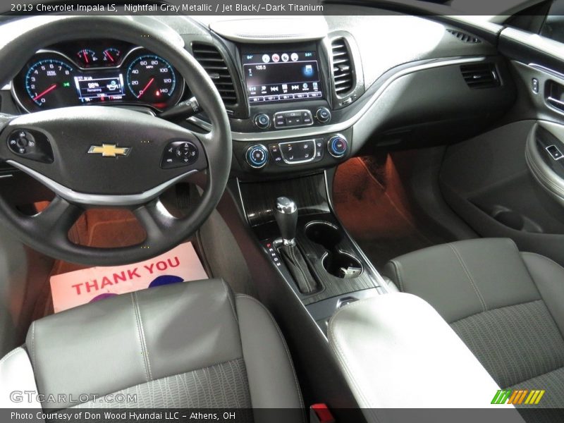 Nightfall Gray Metallic / Jet Black/­Dark Titanium 2019 Chevrolet Impala LS