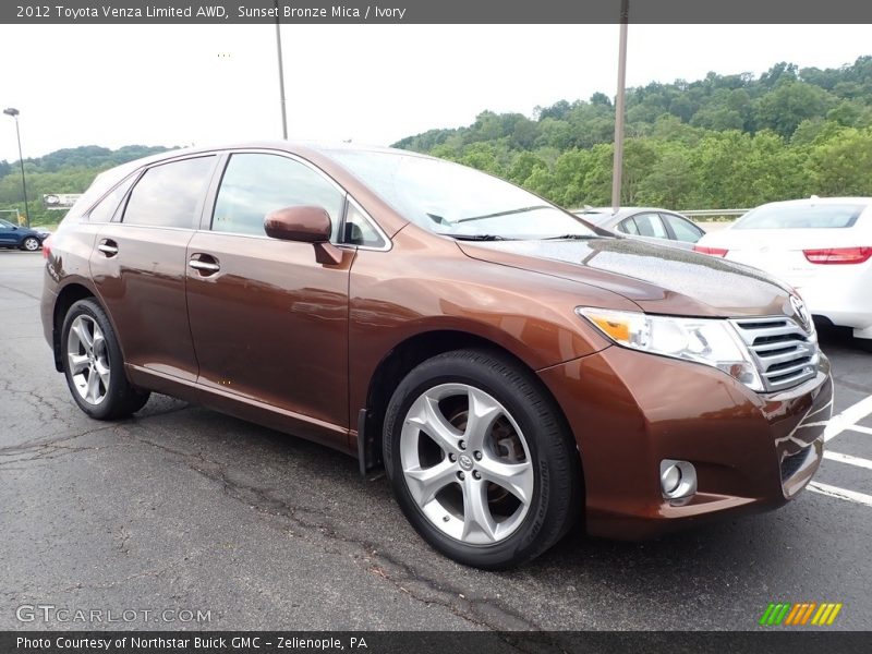Sunset Bronze Mica / Ivory 2012 Toyota Venza Limited AWD