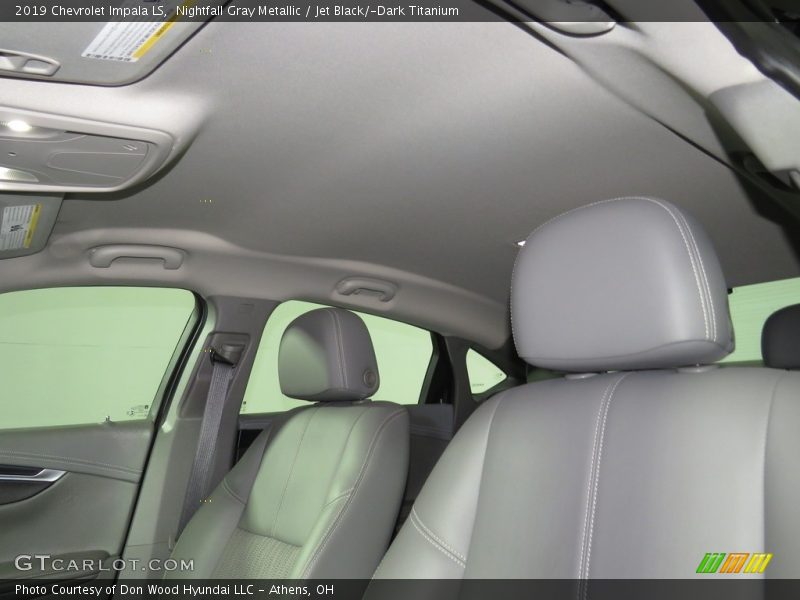 Nightfall Gray Metallic / Jet Black/­Dark Titanium 2019 Chevrolet Impala LS