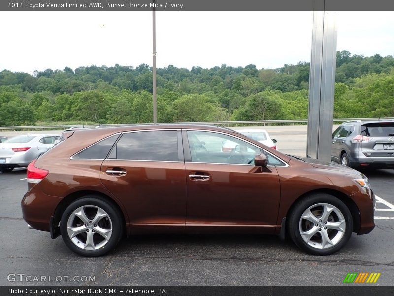 Sunset Bronze Mica / Ivory 2012 Toyota Venza Limited AWD