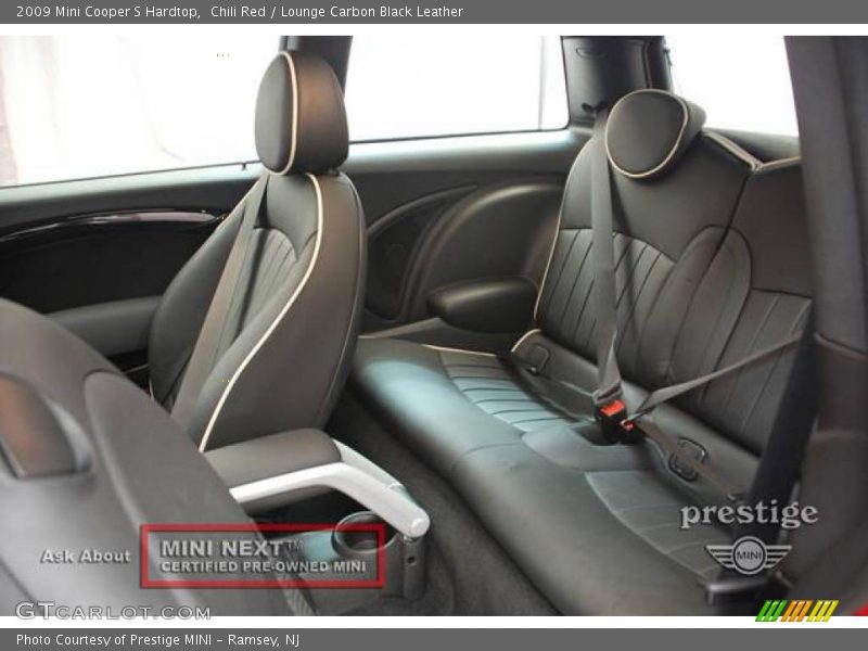 Chili Red / Lounge Carbon Black Leather 2009 Mini Cooper S Hardtop