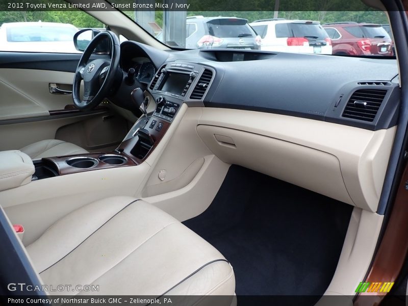 Sunset Bronze Mica / Ivory 2012 Toyota Venza Limited AWD