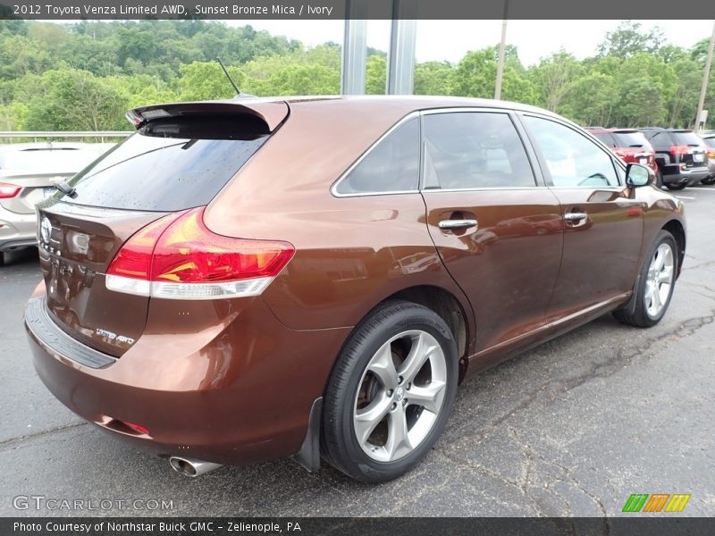 Sunset Bronze Mica / Ivory 2012 Toyota Venza Limited AWD