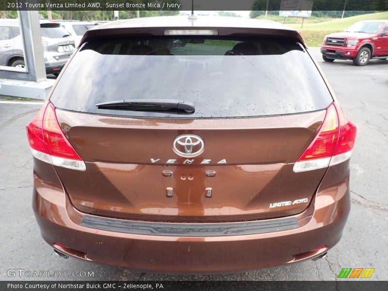 Sunset Bronze Mica / Ivory 2012 Toyota Venza Limited AWD