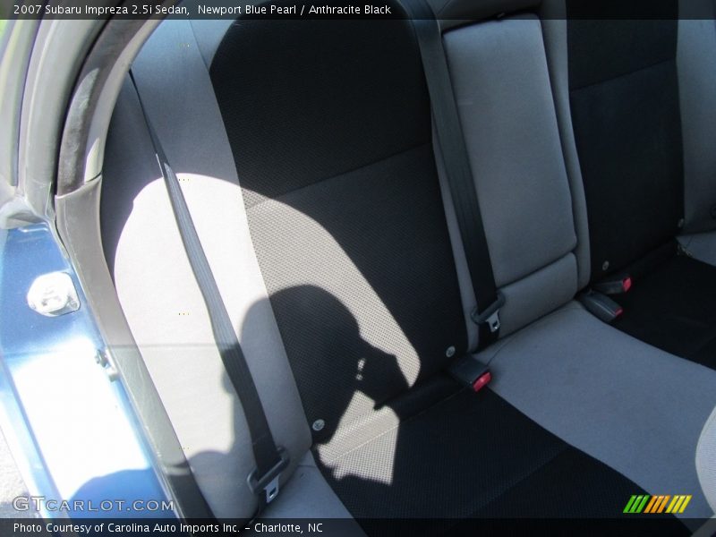 Newport Blue Pearl / Anthracite Black 2007 Subaru Impreza 2.5i Sedan