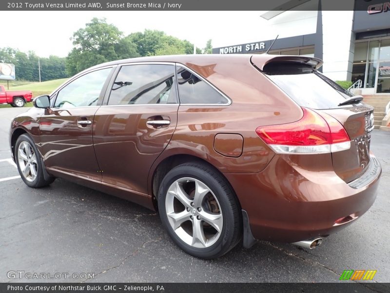 Sunset Bronze Mica / Ivory 2012 Toyota Venza Limited AWD
