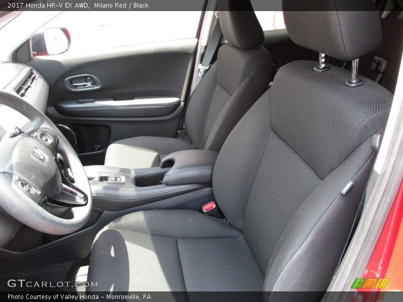 Milano Red / Black 2017 Honda HR-V EX AWD