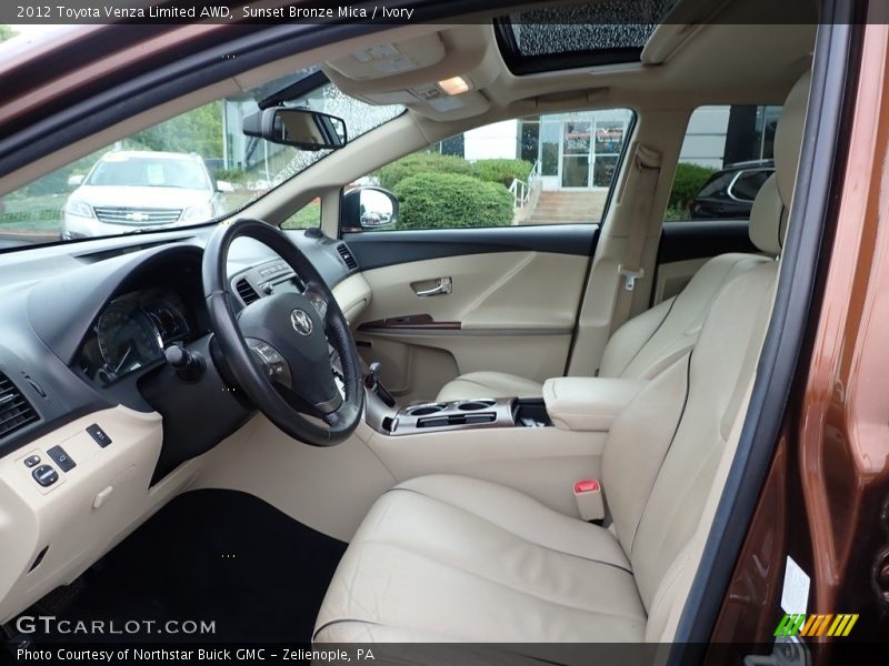 Sunset Bronze Mica / Ivory 2012 Toyota Venza Limited AWD