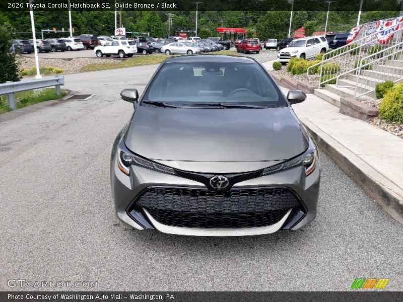 Oxide Bronze / Black 2020 Toyota Corolla Hatchback SE