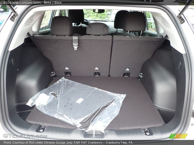 White / Black 2020 Jeep Compass Sport