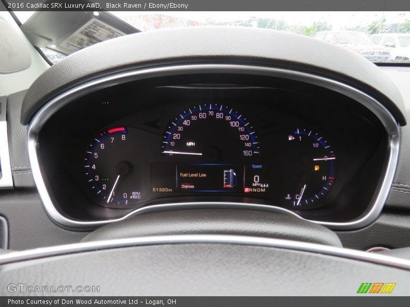 Black Raven / Ebony/Ebony 2016 Cadillac SRX Luxury AWD