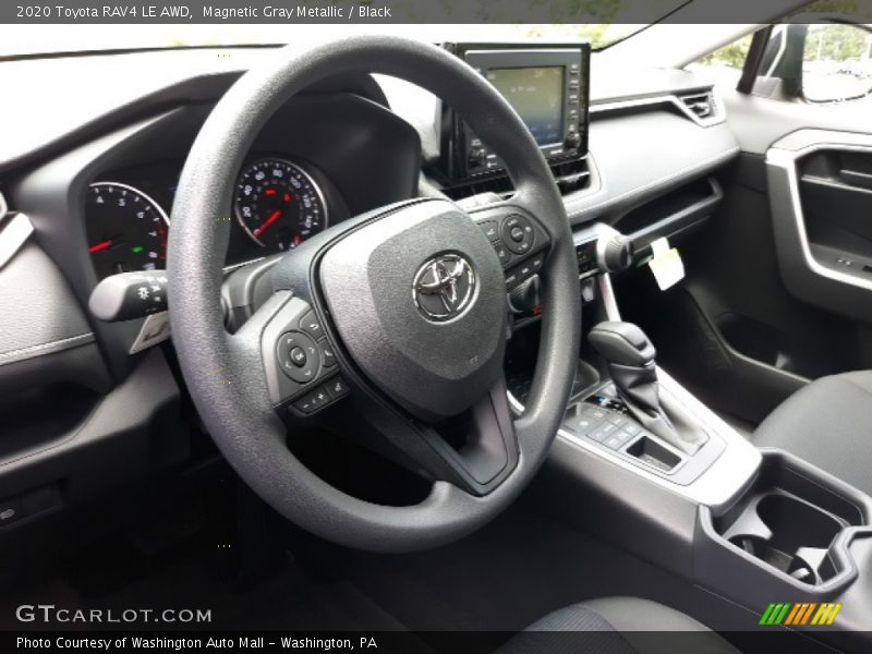 Magnetic Gray Metallic / Black 2020 Toyota RAV4 LE AWD