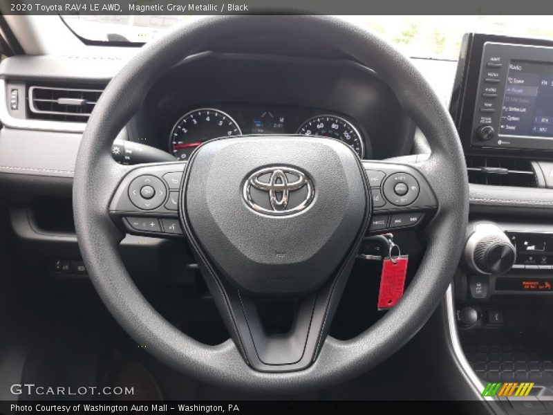 Magnetic Gray Metallic / Black 2020 Toyota RAV4 LE AWD