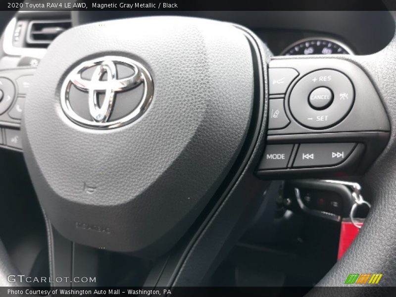 Magnetic Gray Metallic / Black 2020 Toyota RAV4 LE AWD