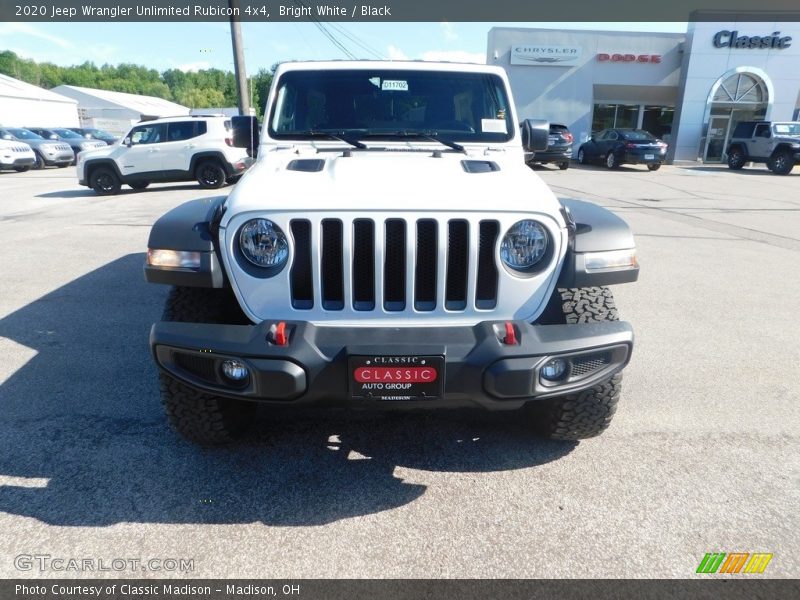 Bright White / Black 2020 Jeep Wrangler Unlimited Rubicon 4x4