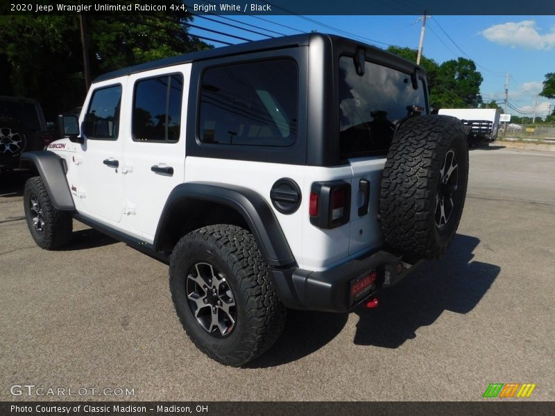 Bright White / Black 2020 Jeep Wrangler Unlimited Rubicon 4x4