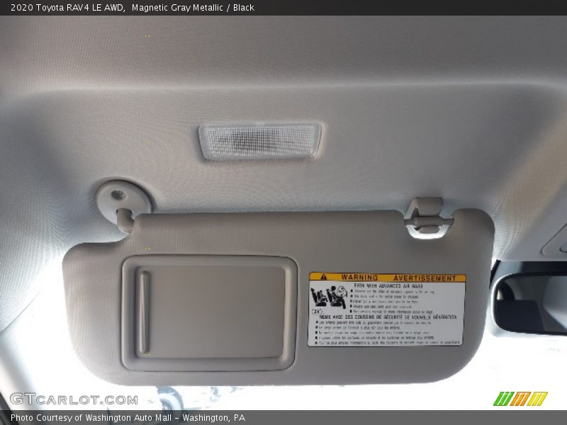 Magnetic Gray Metallic / Black 2020 Toyota RAV4 LE AWD