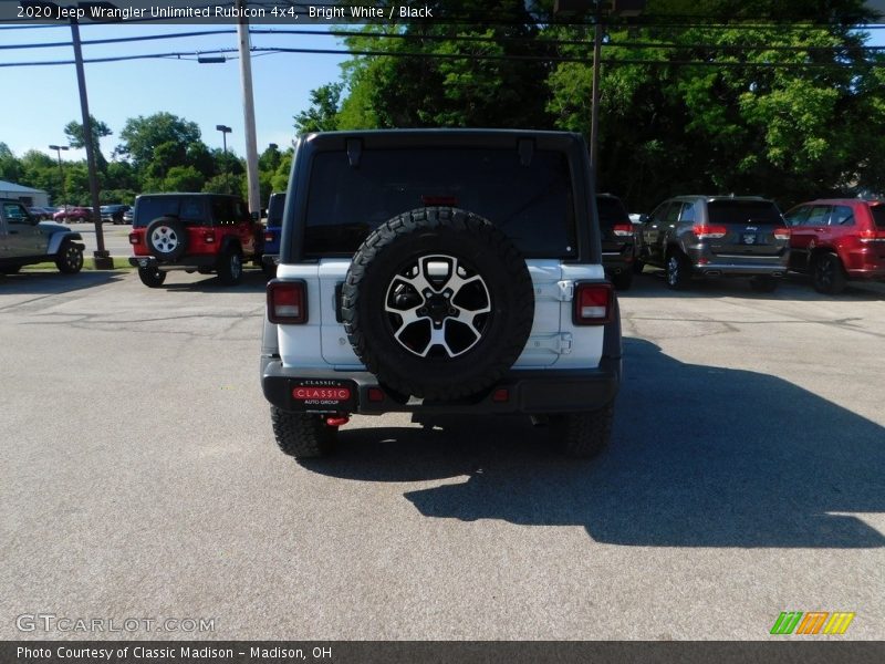 Bright White / Black 2020 Jeep Wrangler Unlimited Rubicon 4x4