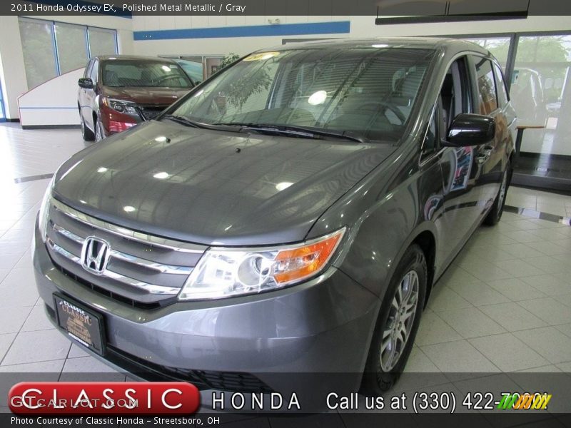 Polished Metal Metallic / Gray 2011 Honda Odyssey EX