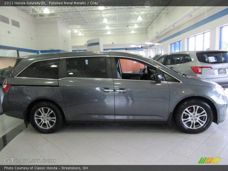 Polished Metal Metallic / Gray 2011 Honda Odyssey EX