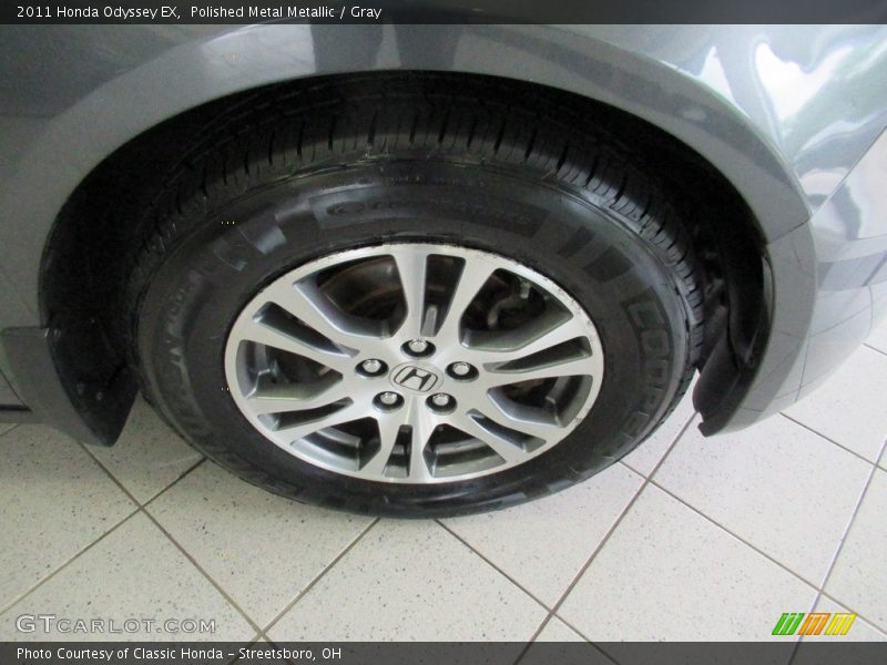 Polished Metal Metallic / Gray 2011 Honda Odyssey EX