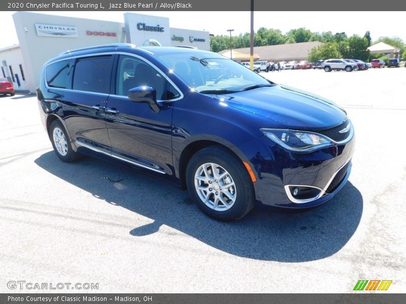Jazz Blue Pearl / Alloy/Black 2020 Chrysler Pacifica Touring L