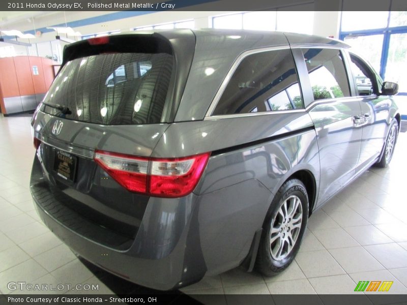 Polished Metal Metallic / Gray 2011 Honda Odyssey EX