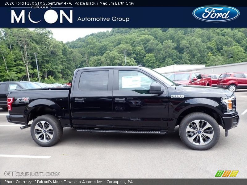 Agate Black / Medium Earth Gray 2020 Ford F150 STX SuperCrew 4x4