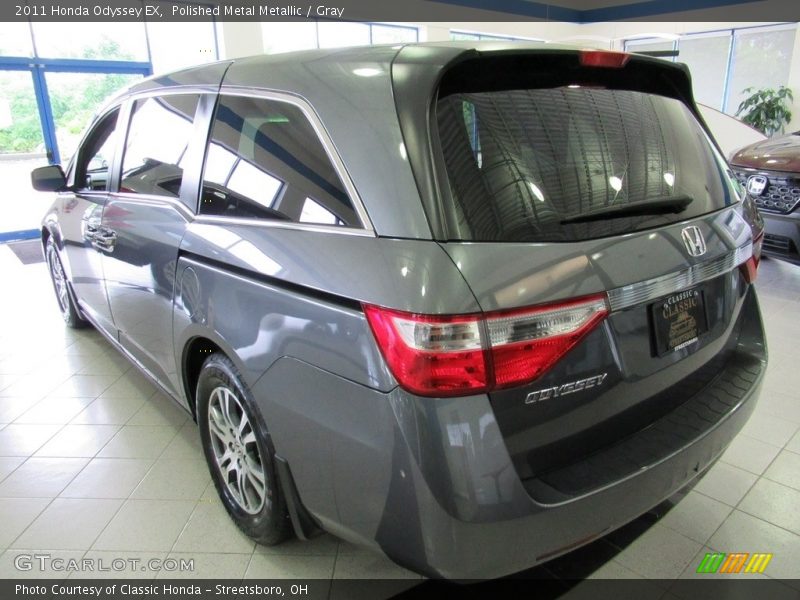 Polished Metal Metallic / Gray 2011 Honda Odyssey EX