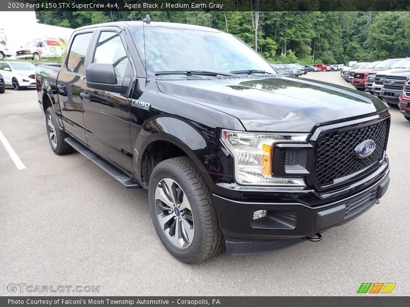 Agate Black / Medium Earth Gray 2020 Ford F150 STX SuperCrew 4x4