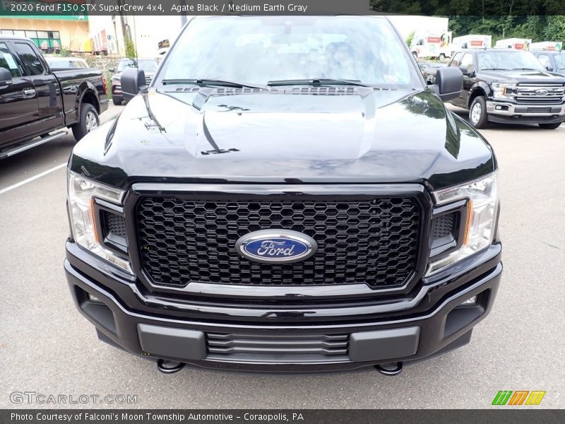 Agate Black / Medium Earth Gray 2020 Ford F150 STX SuperCrew 4x4