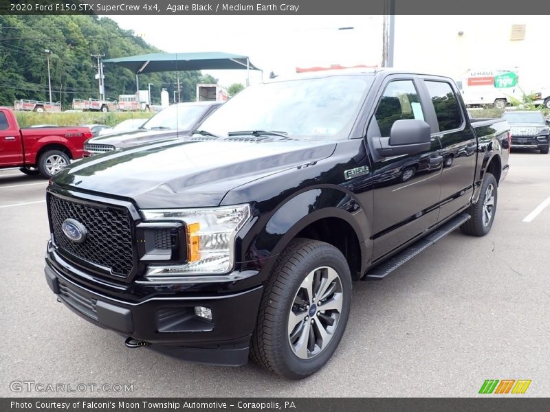 Agate Black / Medium Earth Gray 2020 Ford F150 STX SuperCrew 4x4
