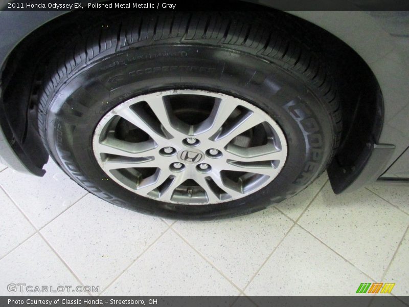 Polished Metal Metallic / Gray 2011 Honda Odyssey EX