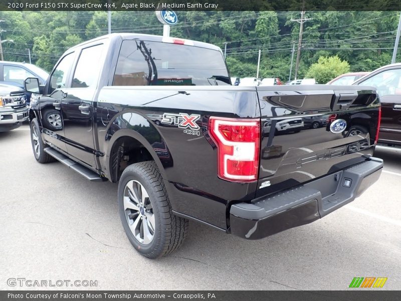 Agate Black / Medium Earth Gray 2020 Ford F150 STX SuperCrew 4x4