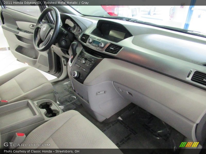 Polished Metal Metallic / Gray 2011 Honda Odyssey EX