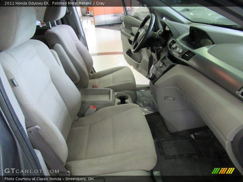 Polished Metal Metallic / Gray 2011 Honda Odyssey EX