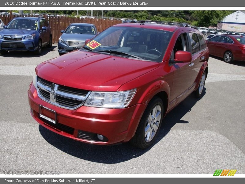 Inferno Red Crystal Pearl Coat / Dark Slate Gray 2010 Dodge Journey R/T AWD