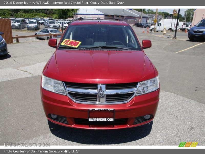 Inferno Red Crystal Pearl Coat / Dark Slate Gray 2010 Dodge Journey R/T AWD