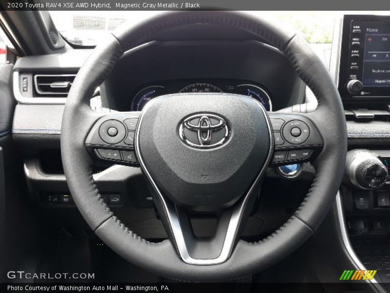 Magnetic Gray Metallic / Black 2020 Toyota RAV4 XSE AWD Hybrid