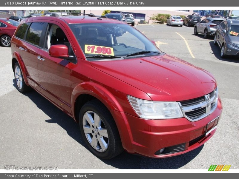 Inferno Red Crystal Pearl Coat / Dark Slate Gray 2010 Dodge Journey R/T AWD