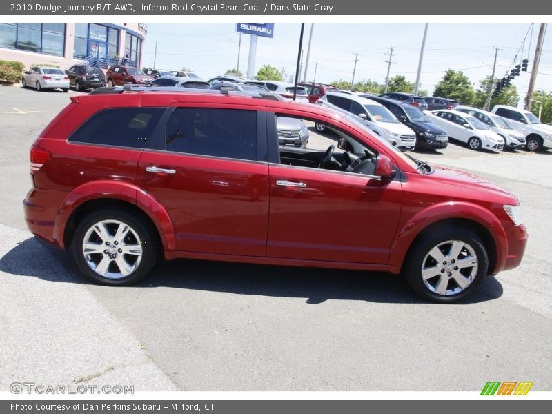 Inferno Red Crystal Pearl Coat / Dark Slate Gray 2010 Dodge Journey R/T AWD