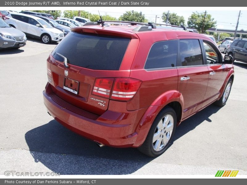 Inferno Red Crystal Pearl Coat / Dark Slate Gray 2010 Dodge Journey R/T AWD