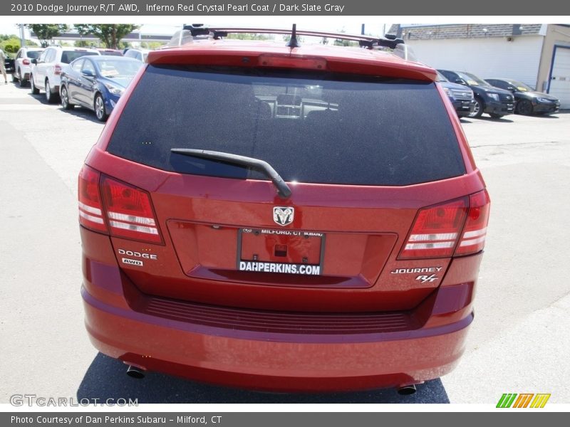 Inferno Red Crystal Pearl Coat / Dark Slate Gray 2010 Dodge Journey R/T AWD