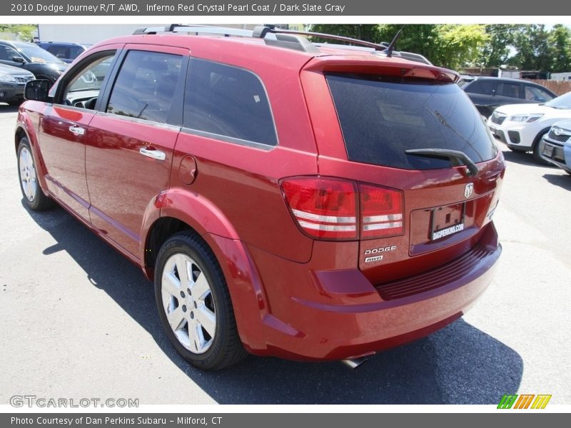 Inferno Red Crystal Pearl Coat / Dark Slate Gray 2010 Dodge Journey R/T AWD